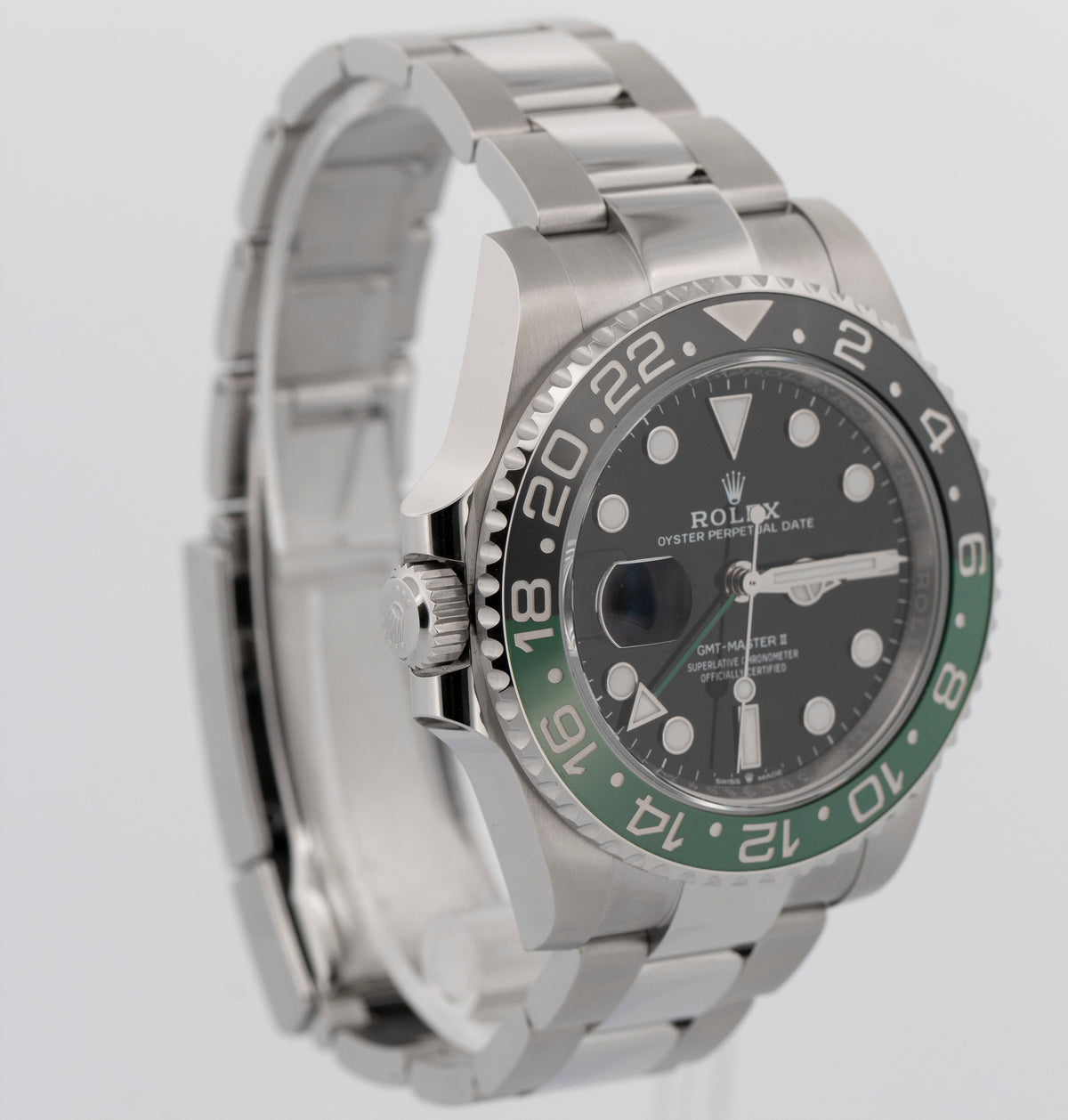 New 2026 Rolex GMT-Master II Sprite 126720 VTNR Green Steel 40mm Box Papers