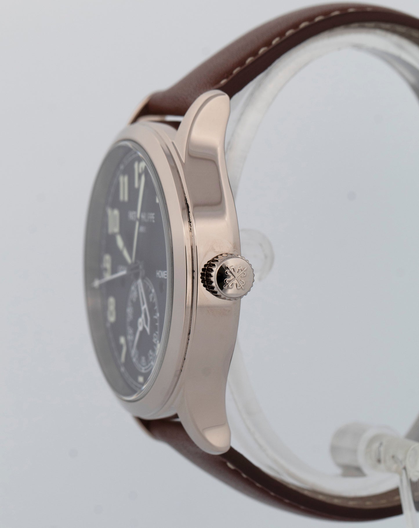 PAPERS Patek Philippe Calatrava Pilot Travel Time Blue 18K GOLD 42mm 5524G Watch