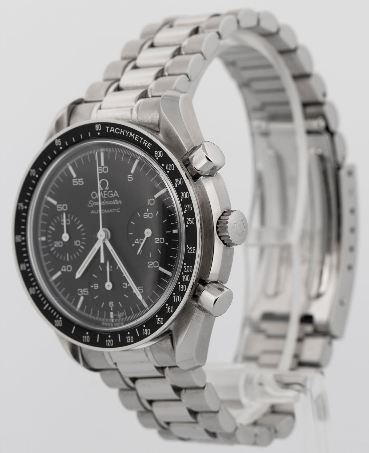 Omega Speedmaster Reduced 3510.50.00 Black Stainless Steel 3510.50 39mm Watch