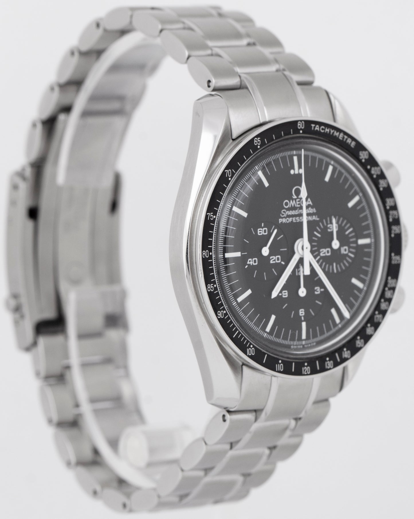 PAPERS Omega Speedmaster Moonwatch 3570.50 Black Manual 42mm Watch 3570.50.00