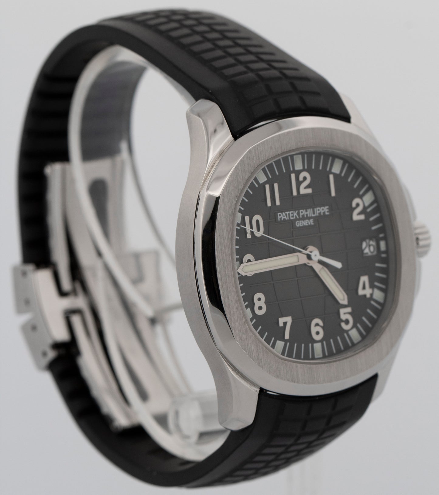 2009 Patek Philippe Aquanaut 5167A-001 Black Steel 40.8mm Watch Box Papers