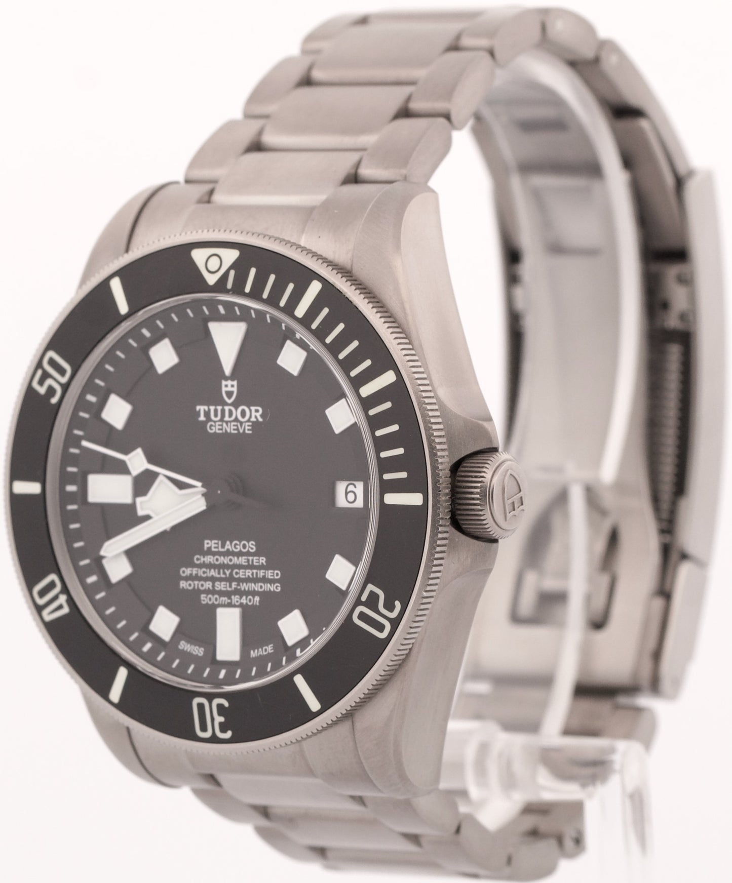 Tudor Pelagos BLACK 42mm Titanium Date Dive Automatic Watch 25600TN