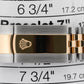 PAPERS Rolex DateJust 41mm WIMBLEDON Two-Tone 18K Gold Fluted JUBILEE 126333 BOX