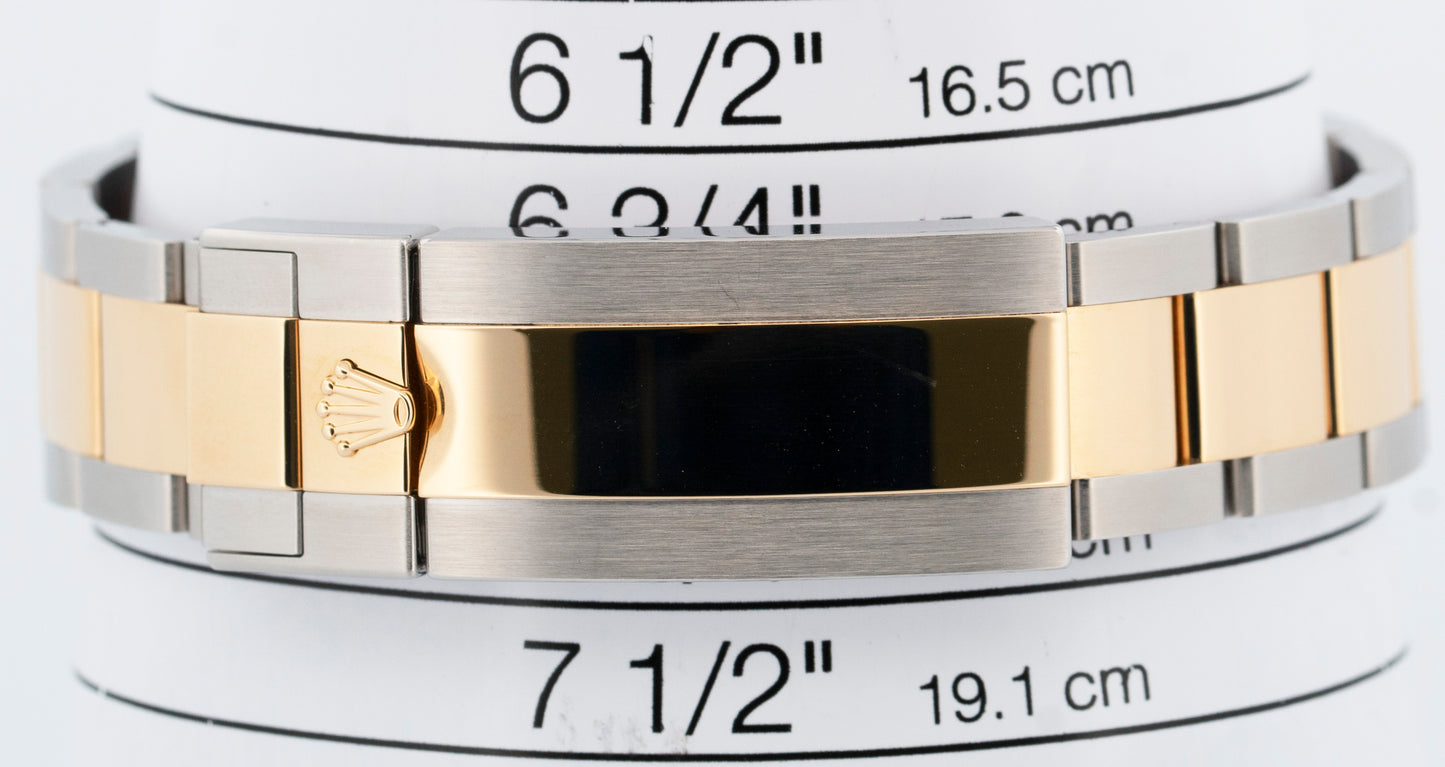 2018 PAPERS Rolex Submariner Date BLUE Two-Tone 18K Steel 40mm 116613 LB BOX