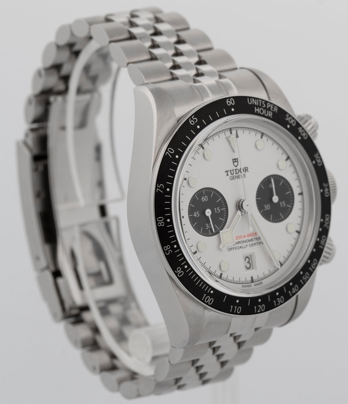 2025 Tudor Black Bay Chrono 79360N White Panda Steel 41mm Watch Box Papers