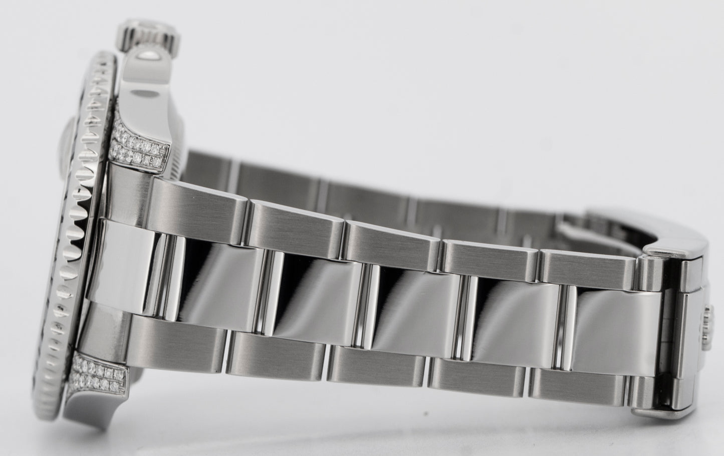 Rolex Submariner Date BLUE DIAMOND SAPPHIRE Stainless Steel Watch 40mm 116610