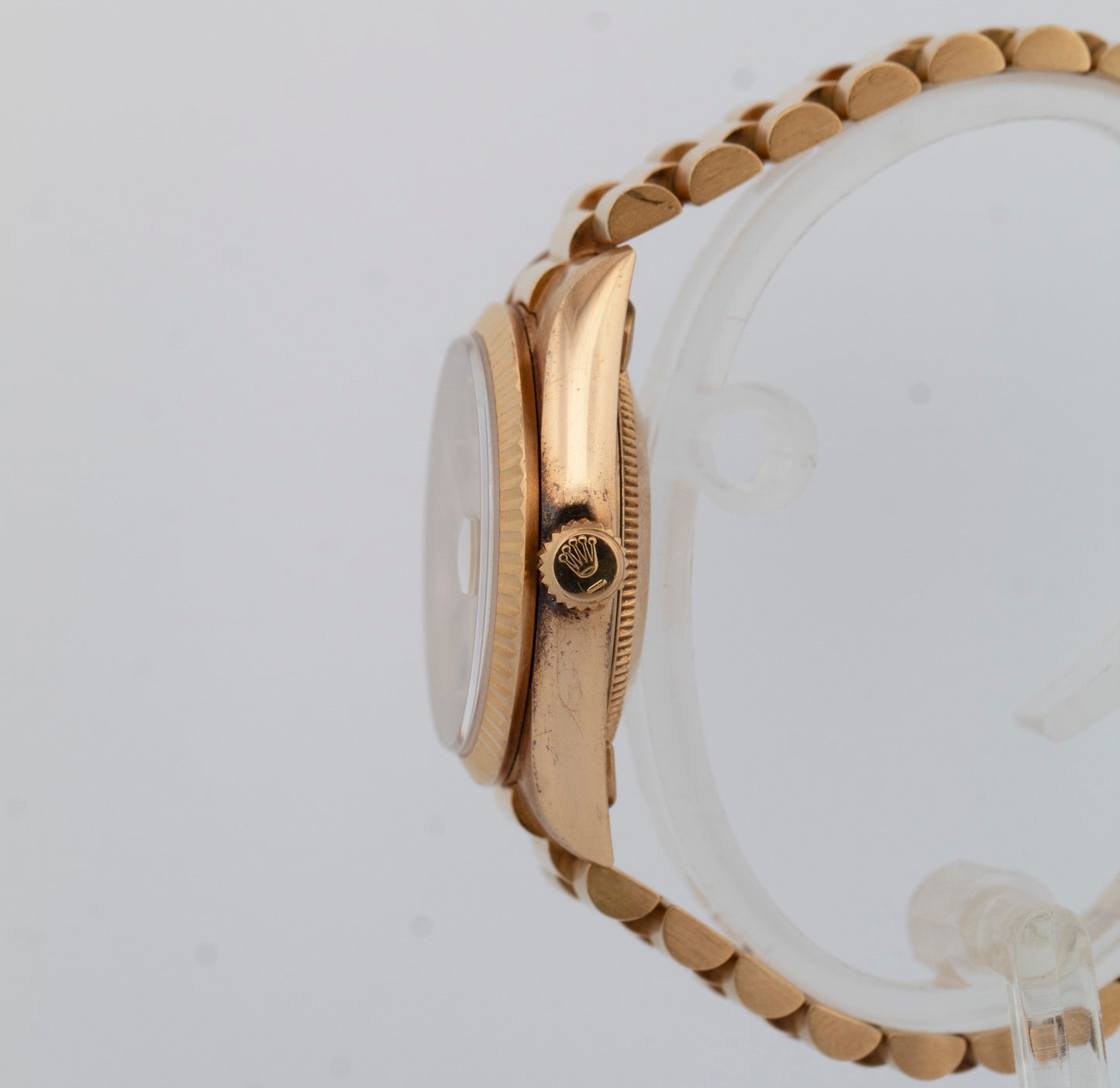 PAPERS Rolex DateJust President 31mm Champagne 18K Yellow Gold 68278 Watch BOX