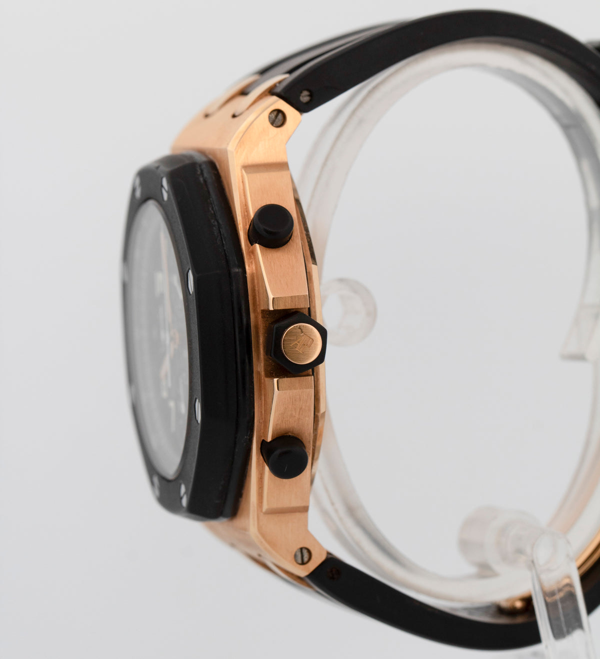 2011 Audemars Piguet Royal Oak Offshore Rubberclad 18K Rose Gold Gray Box Papers