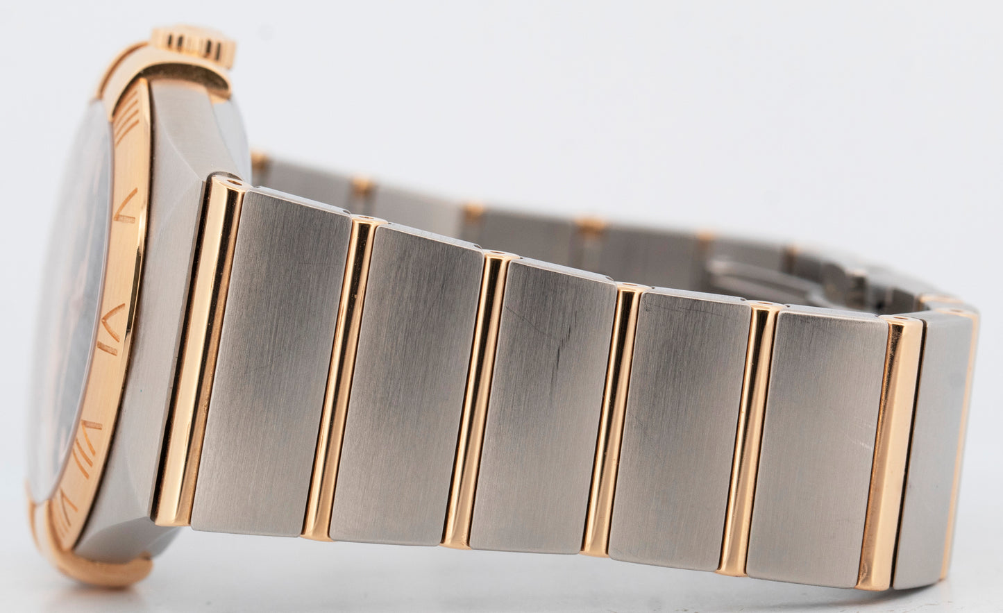 Omega Constellation BLACK Rose Gold Two-Tone 35mm 123.20.35.20.01.001 Watch BOX