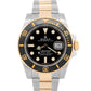 2020 NEW CARD Rolex Submariner BLACK 40mm Ceramic Gold Two-Tone 116613 LN BOX