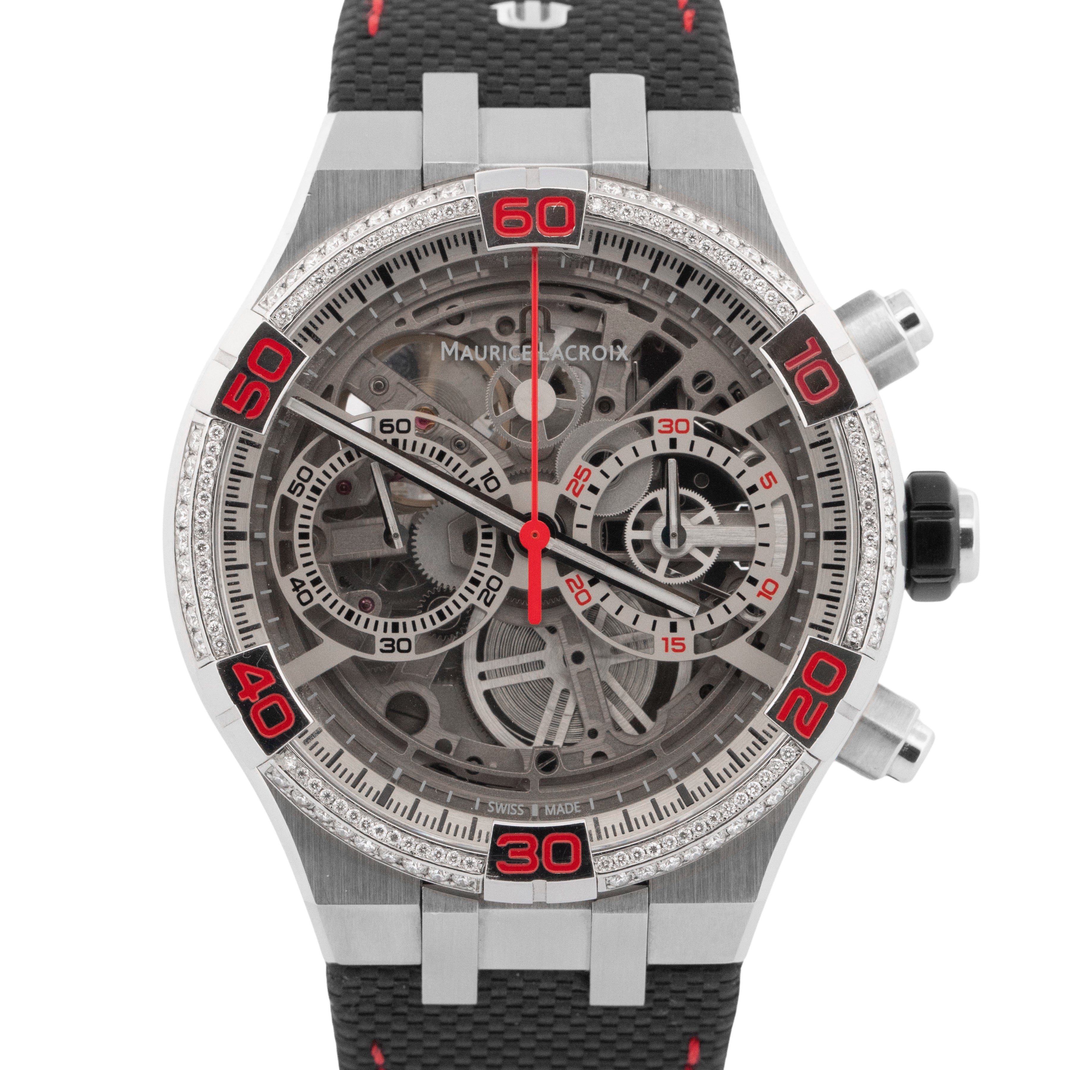 Aiko!!!! PAPERS Maurice Lacroix Aikon MAHINDRA DIAMOND Skeleton