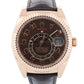 PAPERS Rolex Sky-Dweller 42mm CHOCOLATE ARABIC Brown 18K Rose Gold 326135 BOX