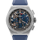 PAPERS Zenith Defy Classic Blue Skeleton Titanium Watch 95.9002.9004/78.R584 BOX