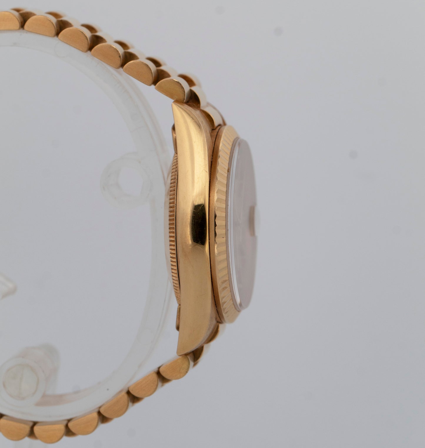 PAPERS Rolex DateJust President 31mm Champagne 18K Yellow Gold 68278 Watch BOX