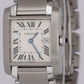 MINT Ladies Cartier Tank Francaise Midsize 2465 Roman Quartz Watch W51011Q3