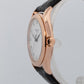 PAPERS Patek Philippe Calatrava 18K Rose Gold White Automatic 37mm 5117R BOX