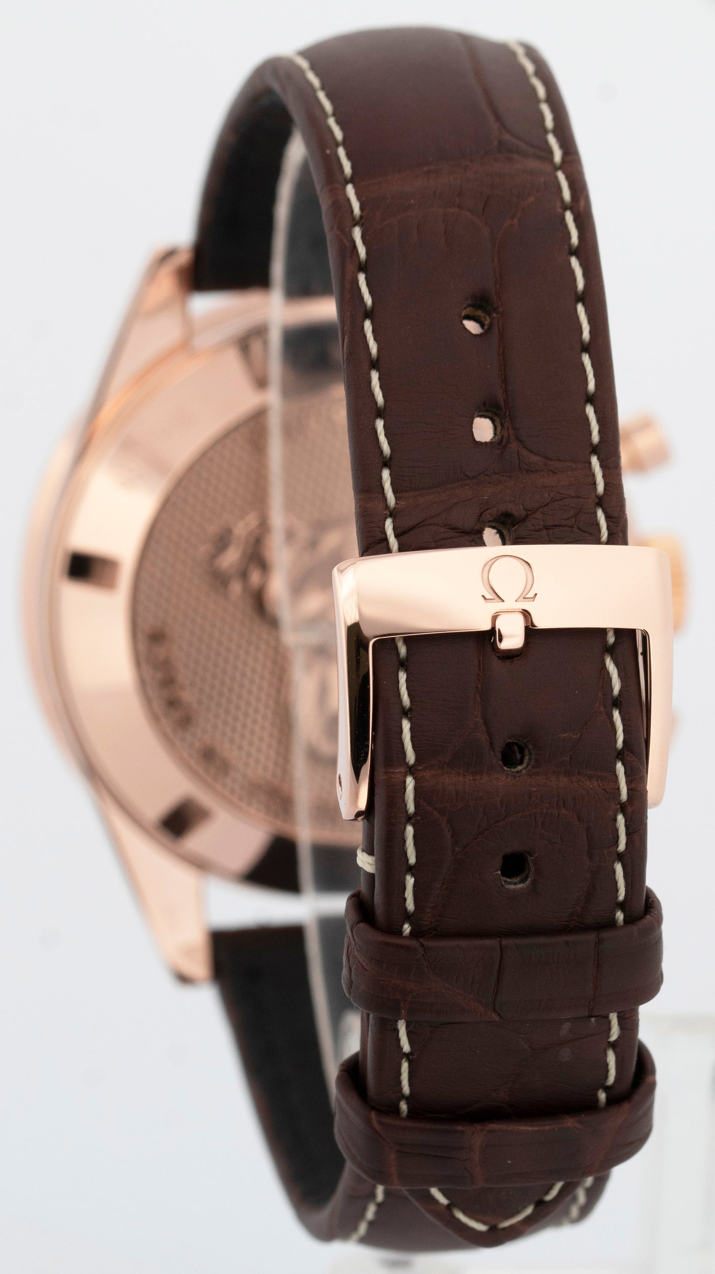 2024 PAPERS Omega Speedmaster 18K Sedna Rose Gold Watch 311.63.40.30.02.001 BOX