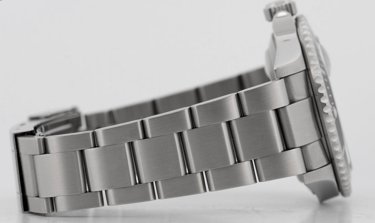 Rolex Submariner Date 16610 Black Rehaut Stainless Steel 40mm Oyster Watch Box