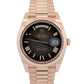 2024 PAPERS Rolex Day-Date 40 SLATE OMBRE 18K Rose Gold 40mm 228235 Watch BOX