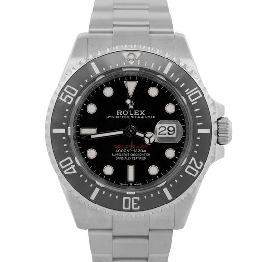 2024 Rolex Sea-Dweller 50th Anniversary Red 126600 Steel Black 43mm Box Papers
