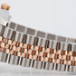 Rolex DateJust 36mm BLUE Two-Tone 18K Rose Gold Steel Jubilee 116231 Watch