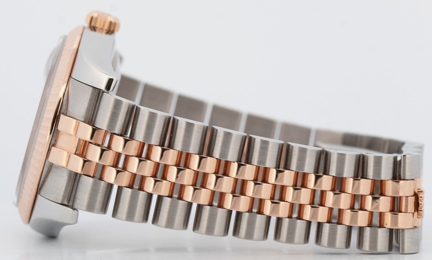 Rolex DateJust 36mm BLUE Two-Tone 18K Rose Gold Steel Jubilee 116231 Watch