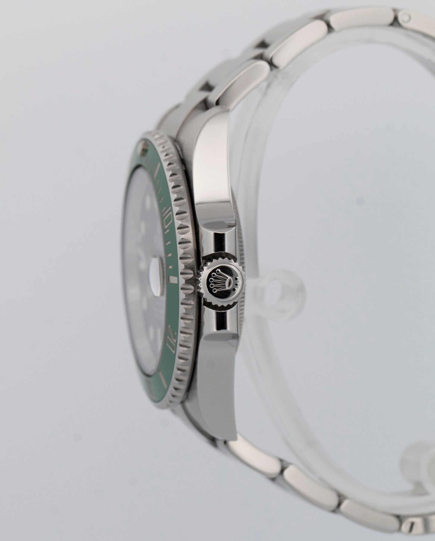 2015 PAPERS Rolex Submariner Date HULK GREEN Steel 40mm 116610 LV Watch BOX