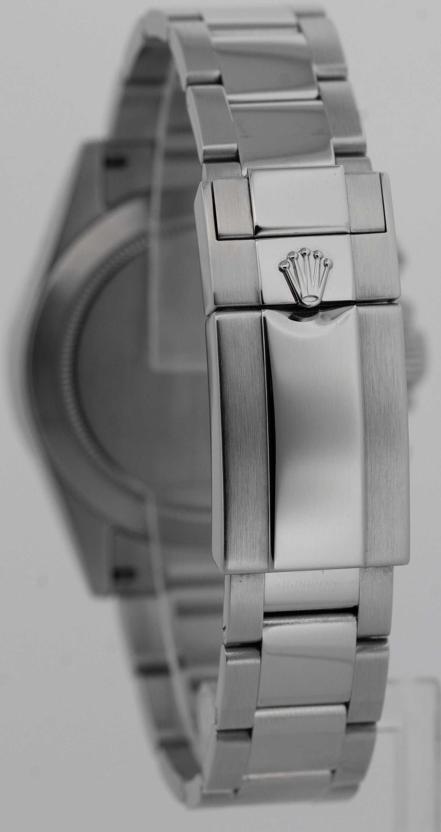 PAPERS Chromalight Rolex Daytona Cosmograph Black Steel Watch 40mm 116520 BOX