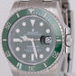 MINT PAPERS Rolex Submariner Date HULK Green Ceramic Watch 40mm 116610 LV BOX