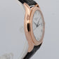 PAPERS Patek Philippe Calatrava 18K Rose Gold White Automatic 37mm 5117R BOX