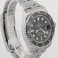 2018 PAPERS Rolex Submariner Date BLACK Stainless Steel 40mm 116610 LN Watch BOX