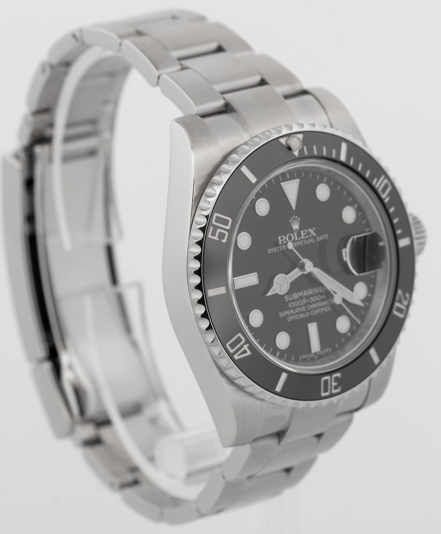 2018 PAPERS Rolex Submariner Date BLACK Stainless Steel 40mm 116610 LN Watch BOX
