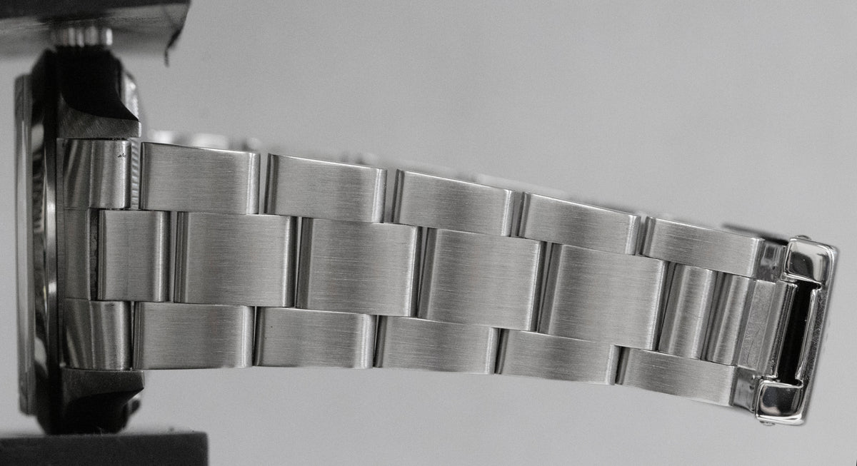 1997 Rolex Air-King 14000 Dominos Silver Stainless Steel 34mm Watch Box Papers