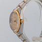 Rolex Oyster Perpetual 34mm Two-Tone Champagne Gold Steel Fluted Watch 1005