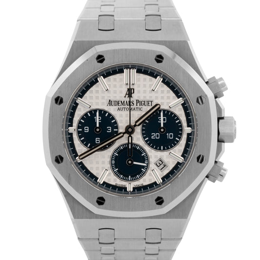 UNPOLISHED PAPERS Audemars Piguet AP Royal Oak Chronograph 38 26315ST Watch BOX