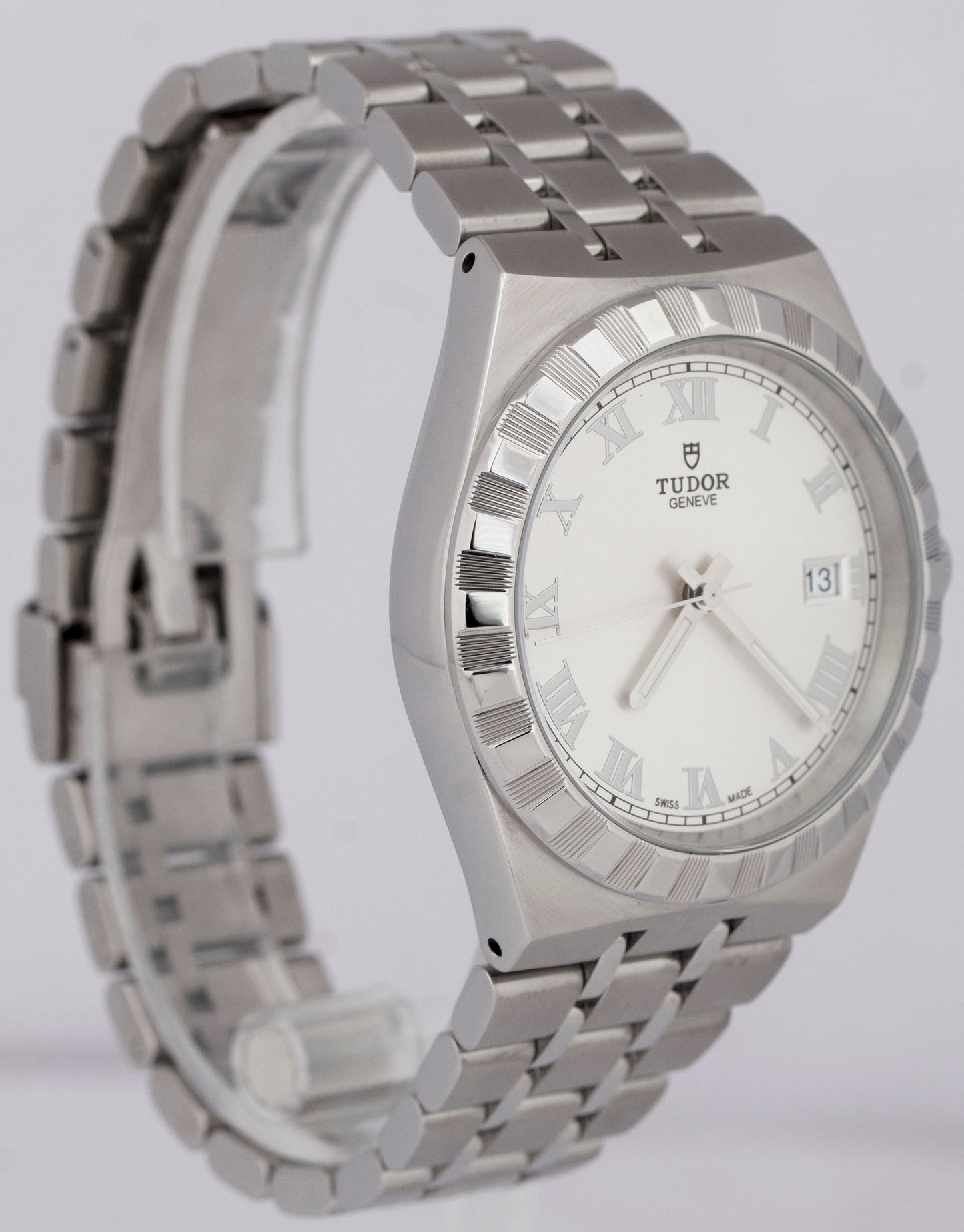 2023 MINT PAPERS Tudor Royal 38mm Silver Automatic Steel Date Watch 28500 BOX