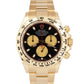 NEW PAPERS Rolex Daytona Black Paul NEWMAN 40mm 18K Yellow Gold Watch 116508 BOX