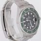 MINT PAPERS Rolex Submariner Date HULK Green Ceramic Watch 40mm 116610 LV BOX