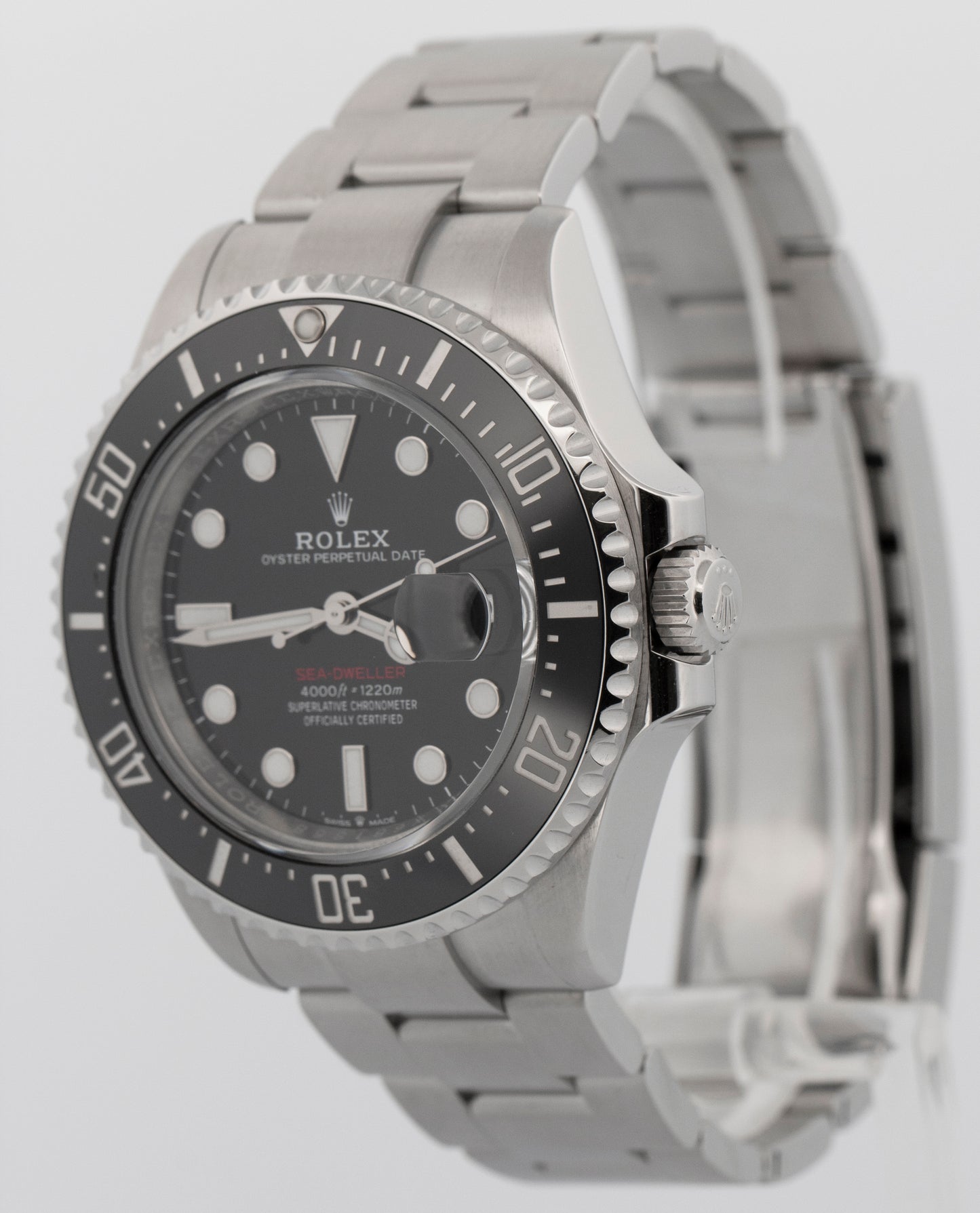 2024 Rolex Sea-Dweller 50th Anniversary Red 126600 Steel Black 43mm Box Papers