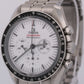 PAPERS Omega Speedmaster Moonwatch WHITE 42mm Steel 310.30.42.50.04.001 BOX