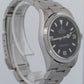 MINT Rolex Explorer I Black 36mm 3-6-9 Stainless Steel Automatic Watch 114270
