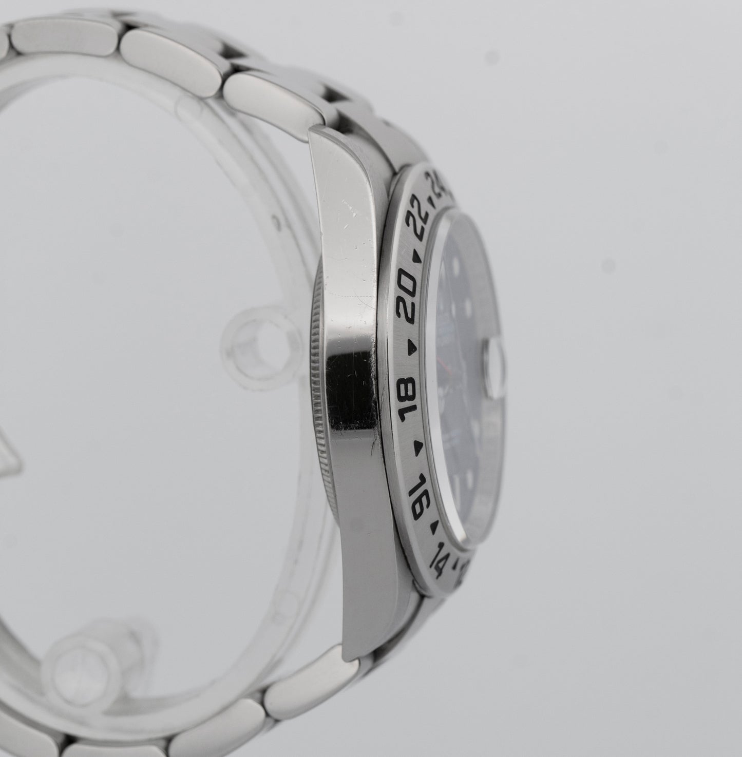 2015 UNPOLISHED PAPERS Rolex Explorer II 40mm 3186 BLACK REHAUT 16570 Watch BOX