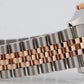 Rolex DateJust 36mm BLUE Two-Tone 18K Rose Gold Steel Jubilee 116231 Watch