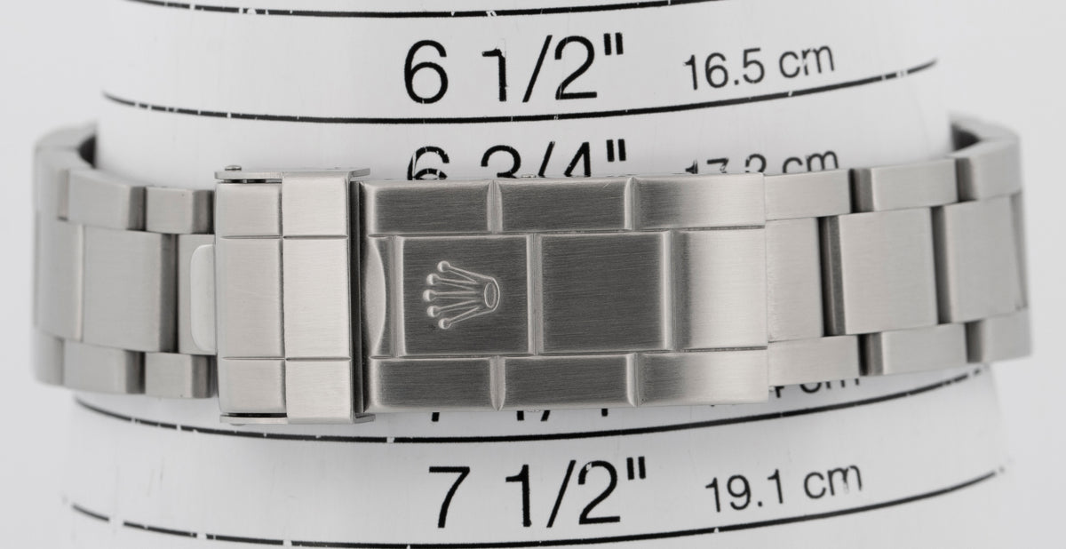 Rolex Submariner Date 16610 Black Rehaut Stainless Steel 40mm Oyster Watch Box