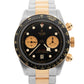 PAPERS Tudor Black Bay Chrono Two-Tone 41mm Black Stainless Steel 79363 BOX
