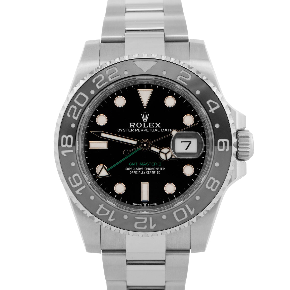 2025 Rolex GMT-Master II Bruce Wayne 126710 GRNR Black Steel 40mm Box Papers