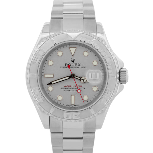 Rolex Yacht-Master PLATINUM Stainless Steel 40mm Oyster Date YM1 Watch 16622