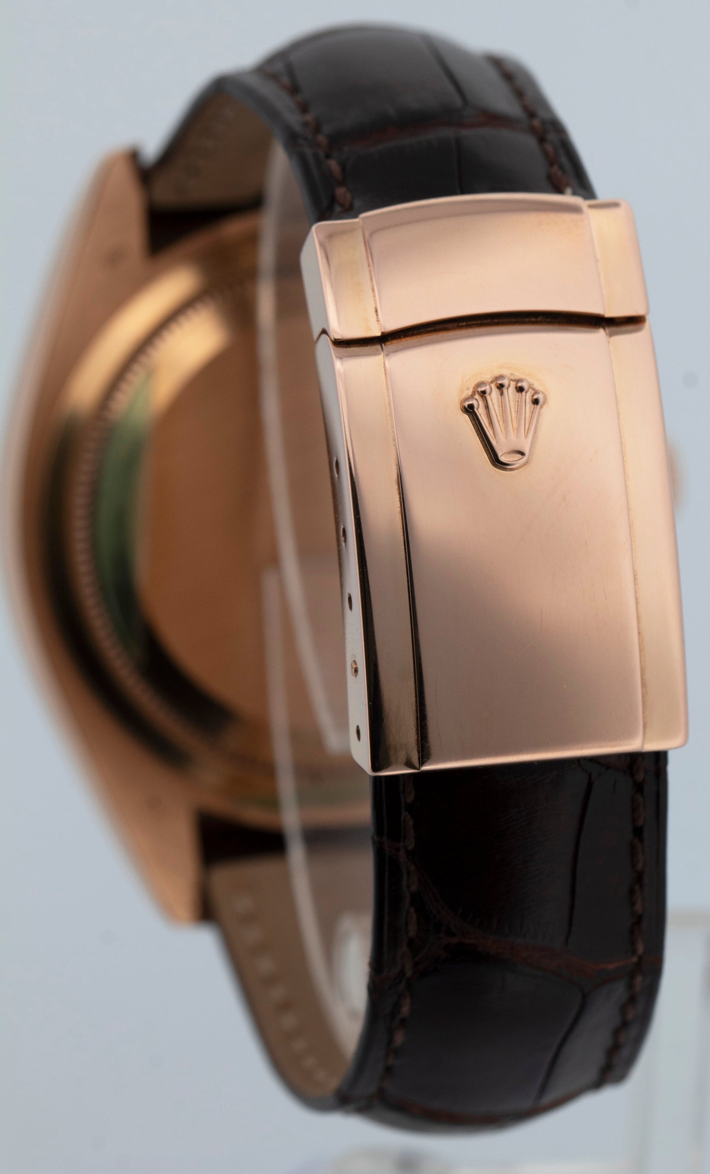PAPERS Rolex Sky-Dweller 42mm CHOCOLATE ARABIC Brown 18K Rose Gold 326135 BOX