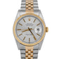 PAPERS Rolex DateJust 36mm Silver Two-Tone 18K Yellow Gold Steel Watch 16233 BOX