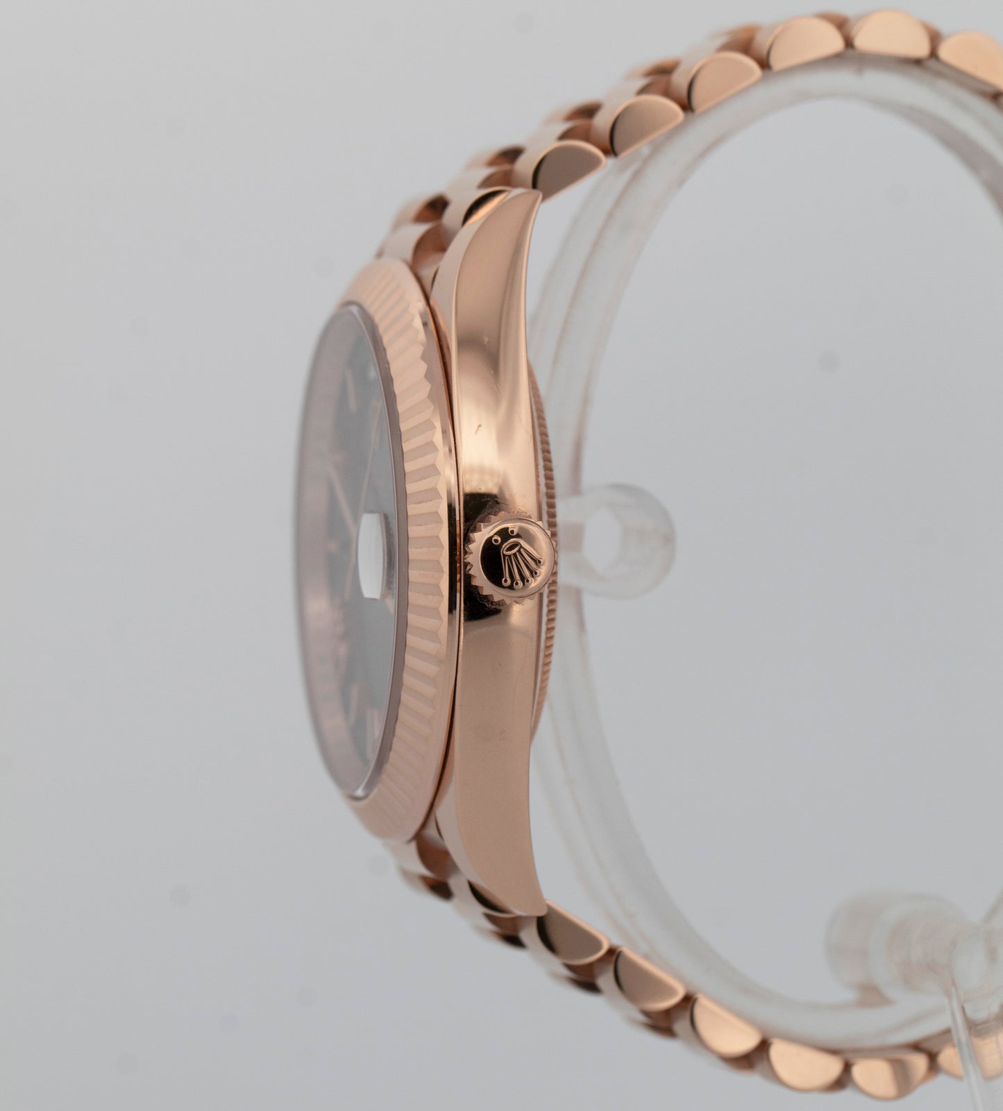 2024 PAPERS Rolex Day-Date 40 SLATE OMBRE 18K Rose Gold 40mm 228235 Watch BOX